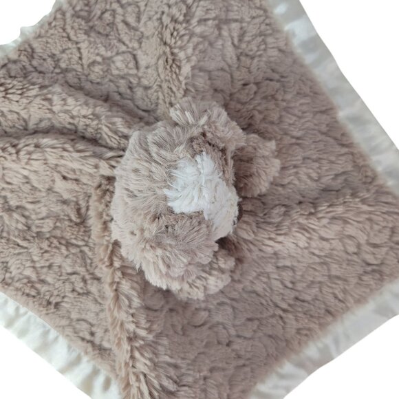 Mary Meyer Dog Lovey Plush Brown 13" Satin Trim & Back Soothing Security Puppy - Picture 6 of 10